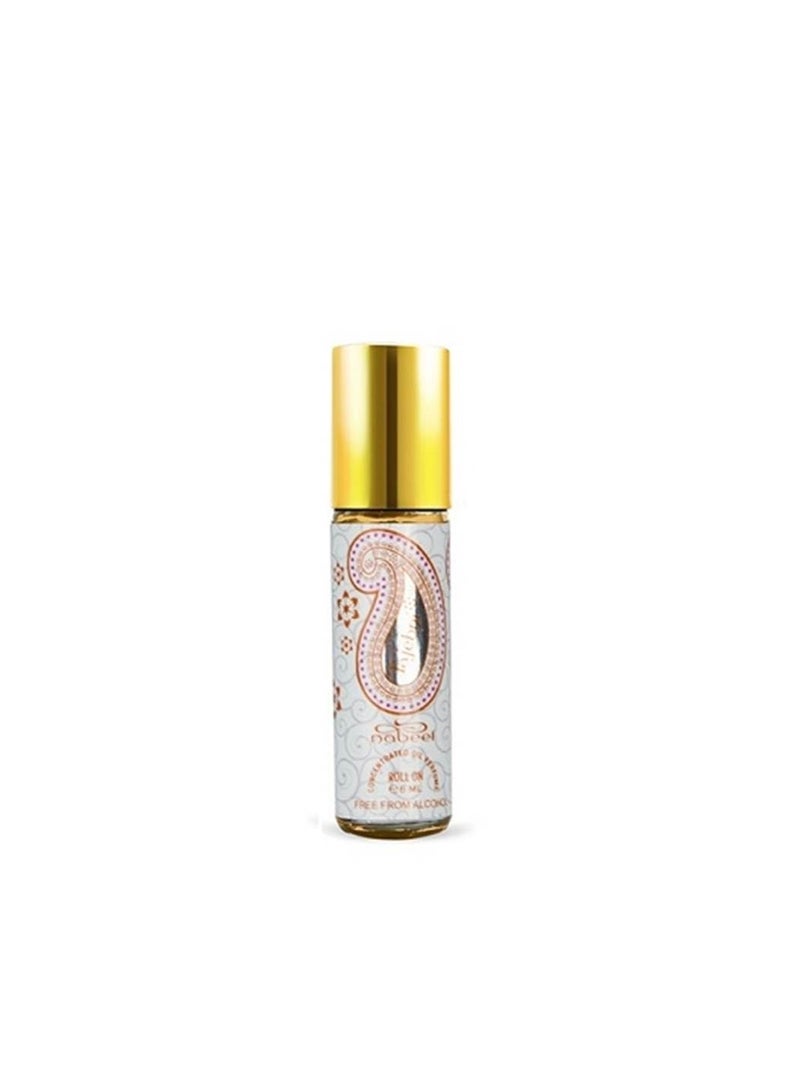 Nabeel 2 Pcs Nabeel Tajebni Alcohol-Free Roll-On Oil Perfume 6ML Long-Lasting Oriental Attar with Rich Oudh & Amber Notes - Image 4